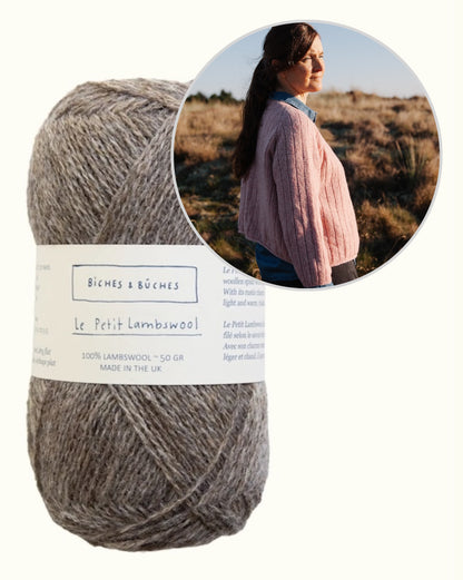 Cardigan nr 11 | ümberpööratav triibuline jakk Biches & Bûches'i Le Petit Lambswool'ist