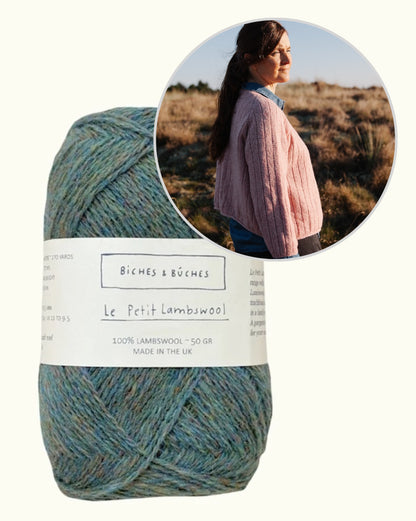 Cardigan nr 11 | ümberpööratav triibuline jakk Biches & Bûches'i Le Petit Lambswool'ist
