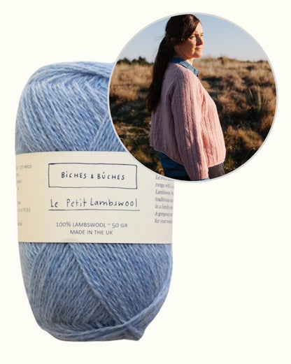 Cardigan nr 11 | ümberpööratav triibuline jakk Biches & Bûches'i Le Petit Lambswool'ist