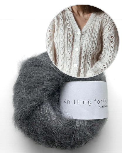 Cardigan No. 6 | zarter Cardigan mit Soft Silk Mohair von Knitting for Olive