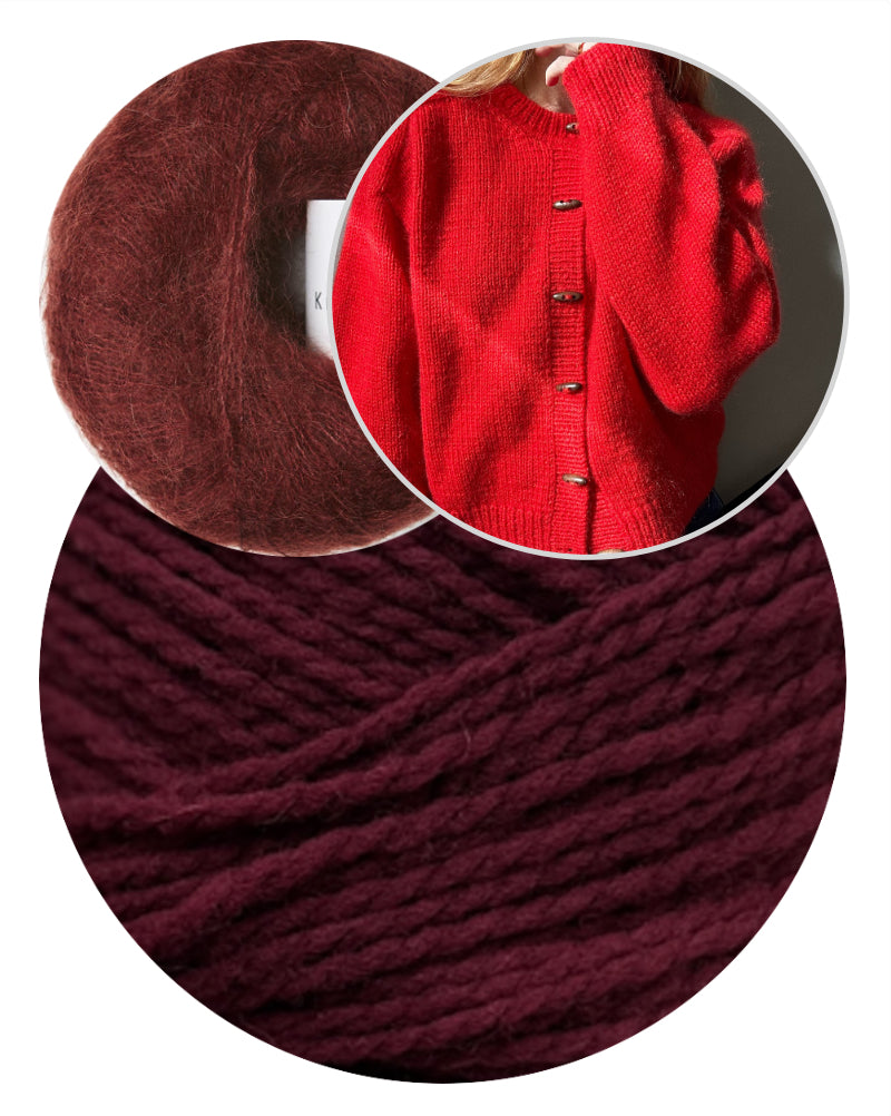 Cardigan No. 9 | klassisch und für jeden Tag aus Woolia und Soft Silk Mohair