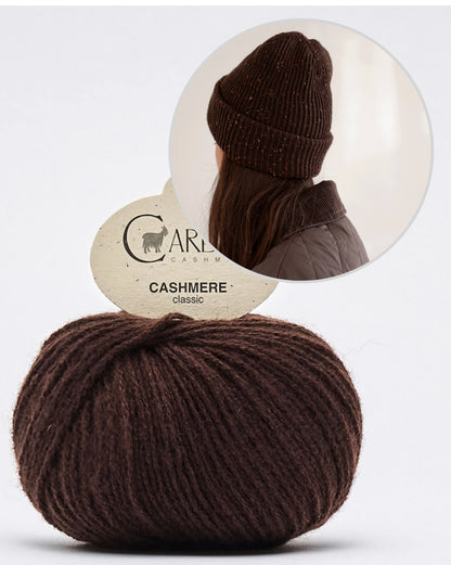 Cashmere Beanie mit Classic Cashmere con Cardiff 14