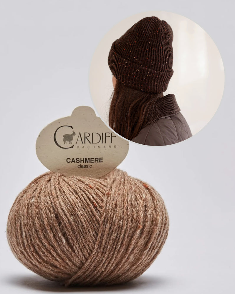 Cashmere Beanie mit Classic Cashmere con Cardiff 7