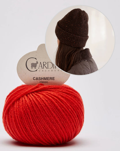 Cashmere Beanie mit Classic Cashmere con Cardiff 13