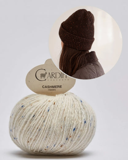 Cashmere Beanie mit Classic Cashmere con Cardiff 8