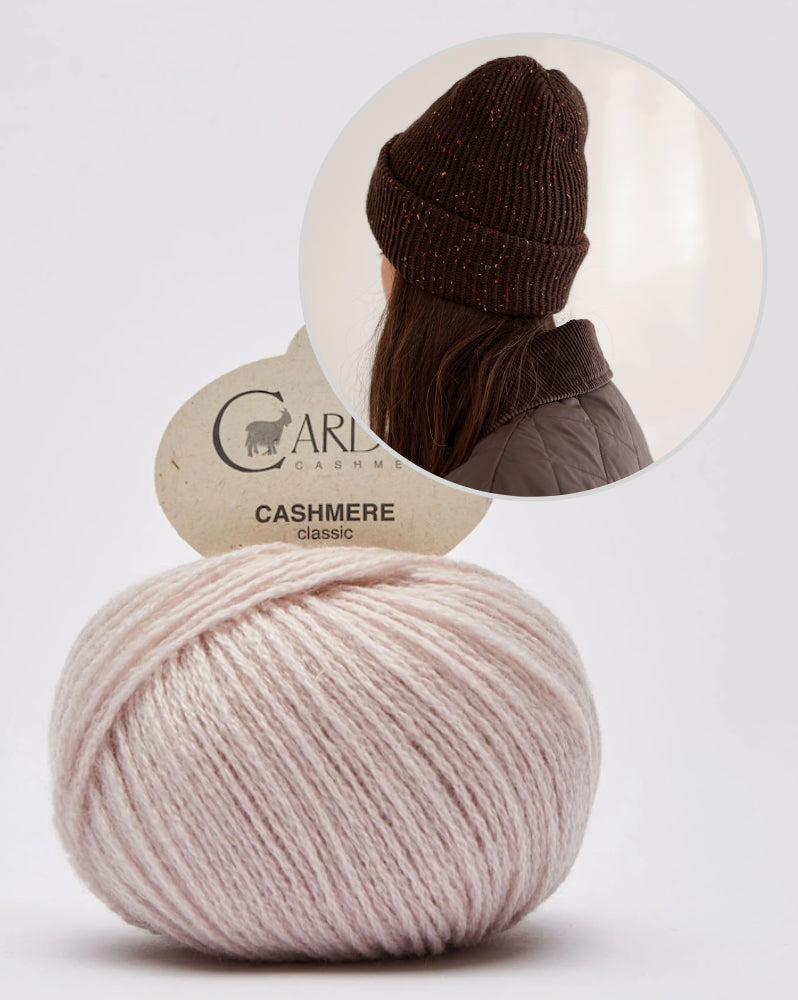 Cashmere Beanie mit Classic Cashmere con Cardiff 9