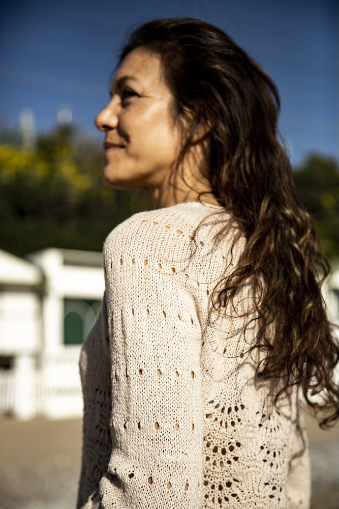 Lovely Sweater | feines Muschelmuster aus Nepal von Pascuali