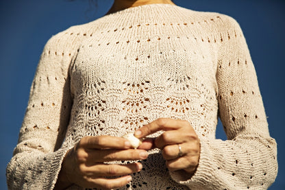 Lovely Sweater | feines Muschelmuster aus Nepal von Pascuali