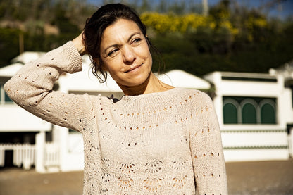 Lovely Sweater | feines Muschelmuster aus Nepal von Pascuali