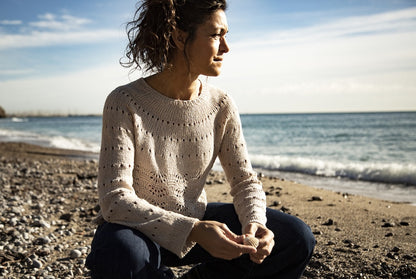 Lovely Sweater | feines Muschelmuster aus Nepal von Pascuali