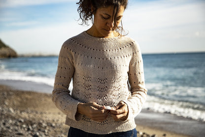 Lovely Sweater | feines Muschelmuster aus Nepal von Pascuali