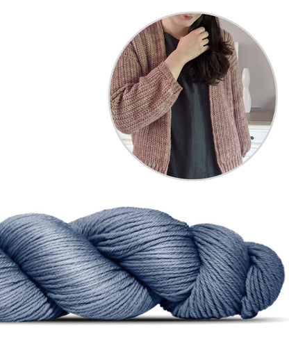 Cervion Cardigan | lässige Jacke aus Cheeky Merino Joy von Rosy Green Wool