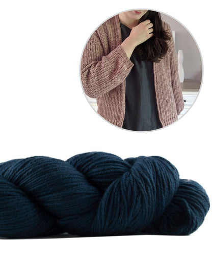 Cervion Cardigan | lässige Jacke aus Cheeky Merino Joy von Rosy Green Wool