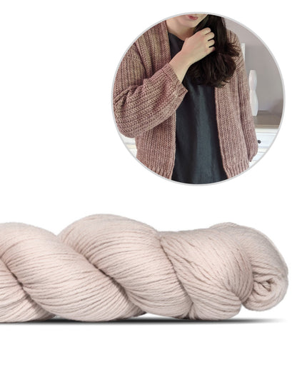 Cervion Cardigan | lässige Jacke aus Cheeky Merino Joy von Rosy Green Wool