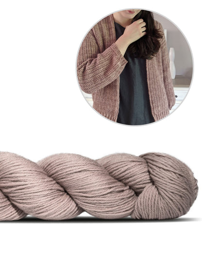 Cervion Cardigan | lässige Jacke aus Cheeky Merino Joy von Rosy Green Wool