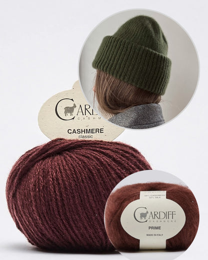 Chantal Beanie | super weich aus Classic Cashmere und Prime von Cardiff