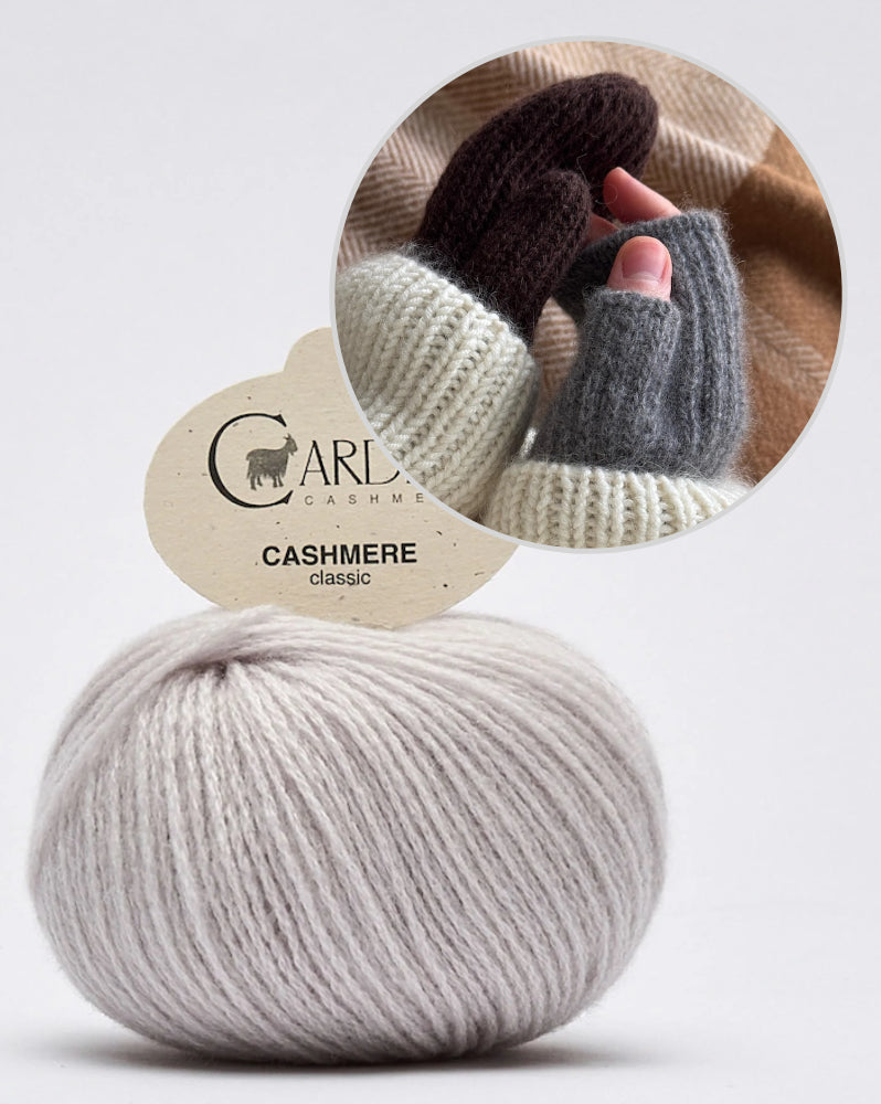 Chantal Mittens | zart und weich aus Classic Cashmere von Cardiff