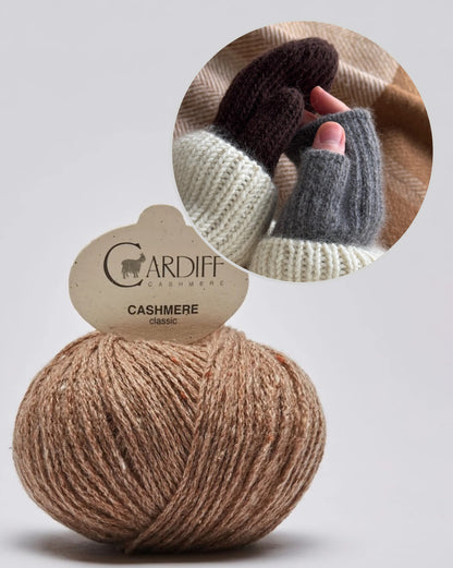 Chantal Mittens | zart und weich aus Classic Cashmere von Cardiff