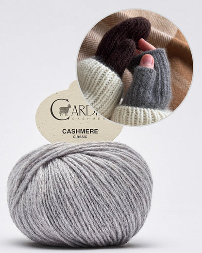 Chantal Mittens | zart und weich aus Classic Cashmere von Cardiff