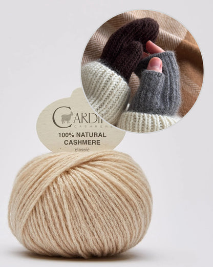 Chantal Mittens | zart und weich aus Classic Cashmere von Cardiff