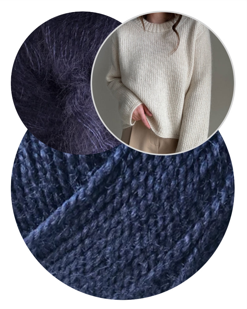 Moreca Knit Chantal Sweater mit Wild & Soft und Kid Seta von Gepard Garn 11