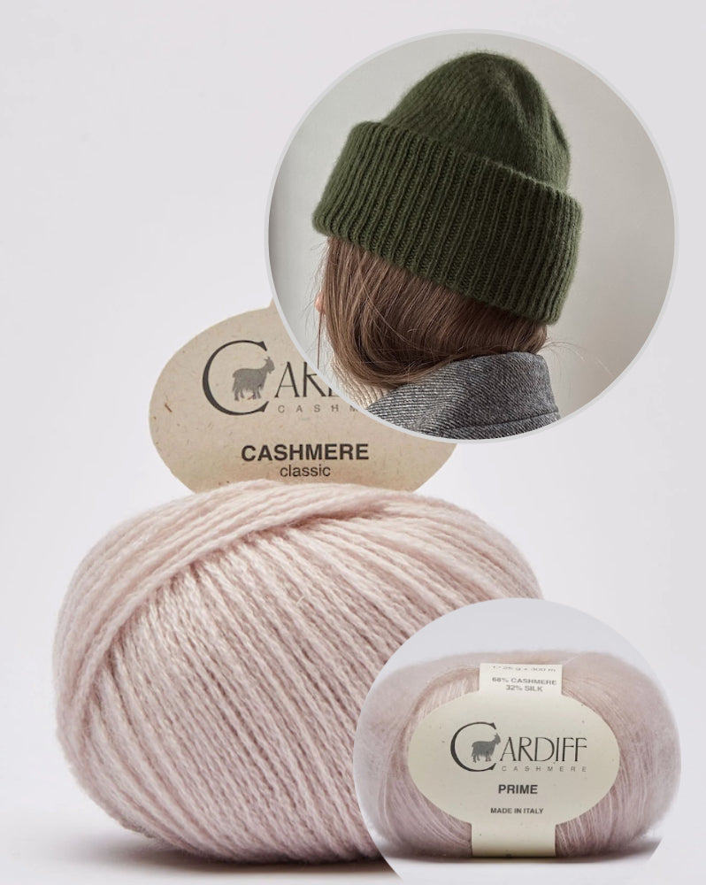 Chantal Beanie | super weich aus Classic Cashmere und Prime von Cardiff