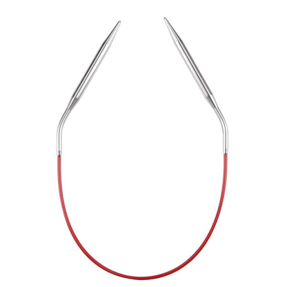 Rundstricknadel Knit Red Edelstahl - 23 bis 100 cm