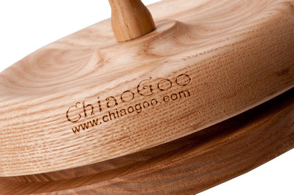 ChiaoGoo Wollabwickler, Eichenholz, Detailaufnahme