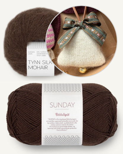 Christmas Bell | zarte Home Deko mit Sunday und Tynn Silk Mohair von Sandnes Garn