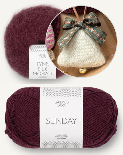 Christmas Bell | zarte Home Deko mit Sunday und Tynn Silk Mohair von Sandnes Garn