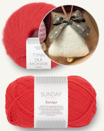 Christmas Bell | zarte Home Deko mit Sunday und Tynn Silk Mohair von Sandnes Garn