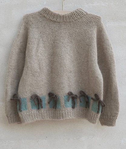 Christmas Morning Sweater Kids | Weihnachtspullover aus Merino und Soft Silk Mohair von Knitting for Olive