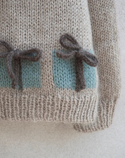 Christmas Morning Sweater Kids | Weihnachtspullover aus Merino und Soft Silk Mohair von Knitting for Olive