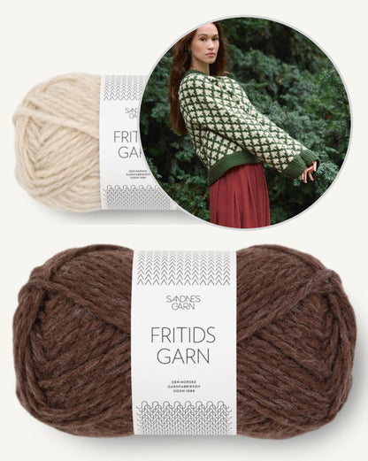 Christmas Tree Sweater | gemütlich weihnachtlich aus Fritidsgarn von Sandnes Garn