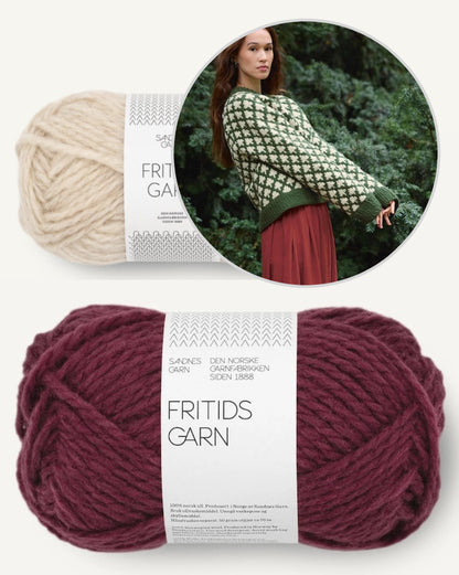 Christmas Tree Sweater | gemütlich weihnachtlich aus Fritidsgarn von Sandnes Garn