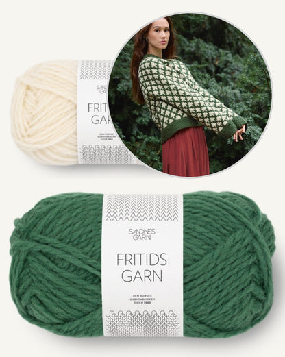 Christmas Tree Sweater | gemütlich weihnachtlich aus Fritidsgarn von Sandnes Garn