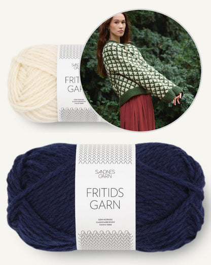 Christmas Tree Sweater | gemütlich weihnachtlich aus Fritidsgarn von Sandnes Garn