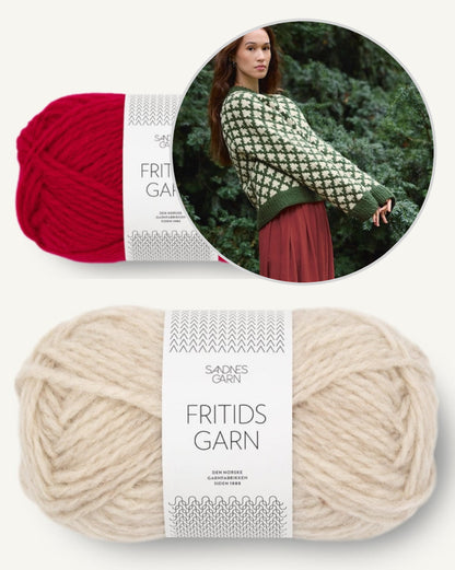 Christmas Tree Sweater | gemütlich weihnachtlich aus Fritidsgarn von Sandnes Garn