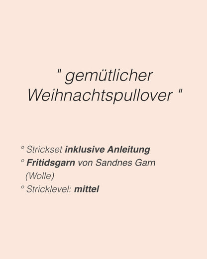 Christmas Tree Sweater | gemütlich weihnachtlich aus Fritidsgarn von Sandnes Garn
