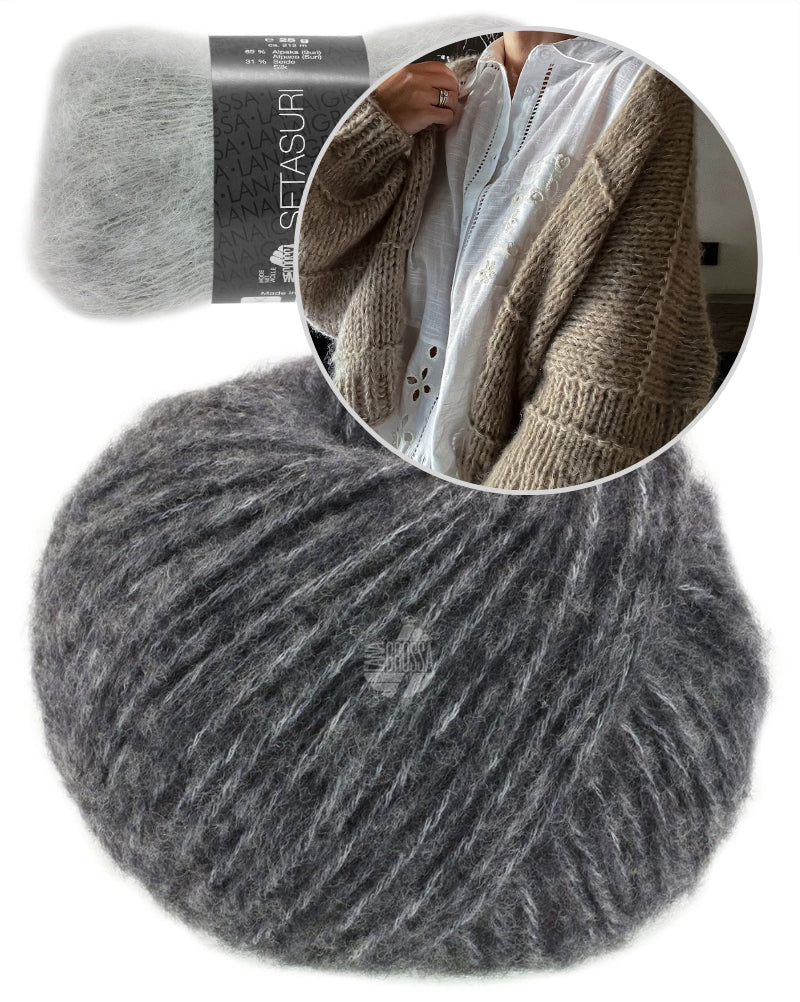 by Onne Chunkline Vest mit Ecopuno Chunky und Silkhair von Lana Grossa 8