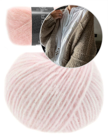 Chunkline Vest | oversize Jacke aus Ecopuno Chunky und Setasuri von Lana Grossa