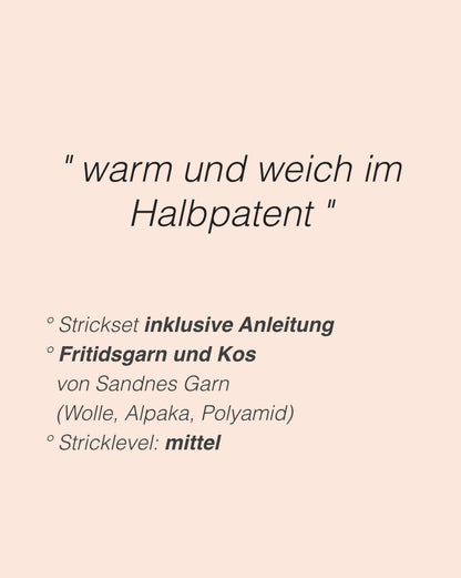 Chunky Jacket | fluffiges Halbpatent aus Fritidsgarn und Kos - DIY 2507