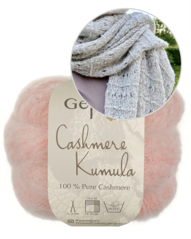 Cirrus Wrap von Rabea von gute-garne mit Cashmere Kumula von Gepard Garn 15