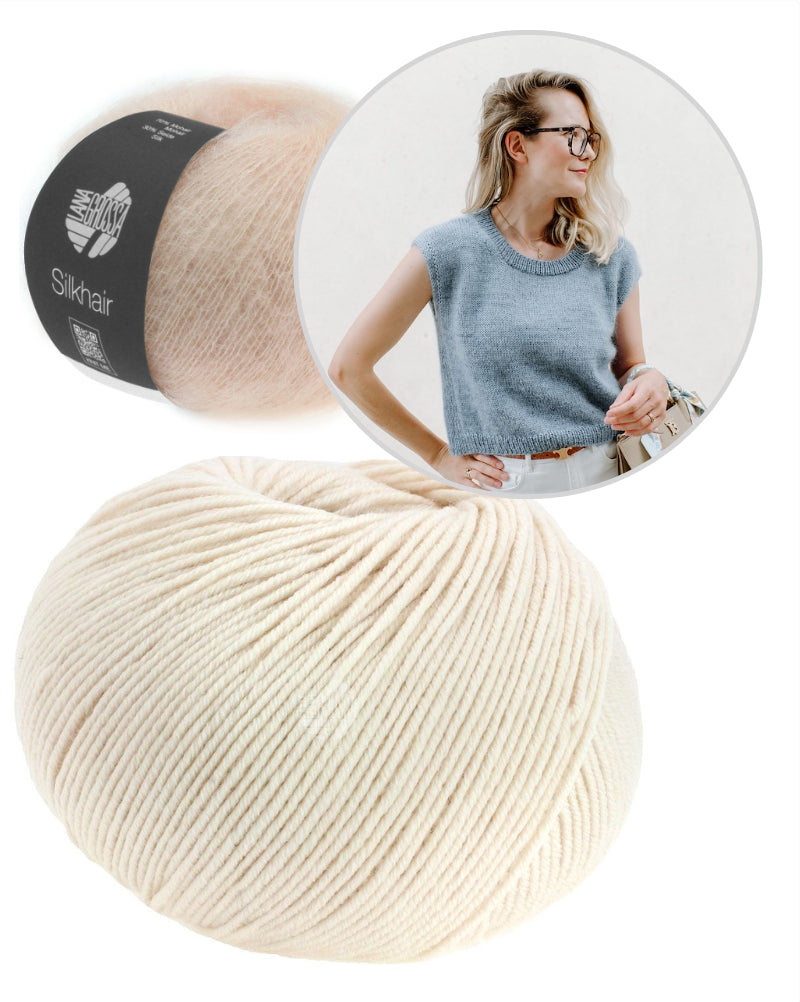 Sinchens Classy Slipover mit Cool Wool und Silkhair 14