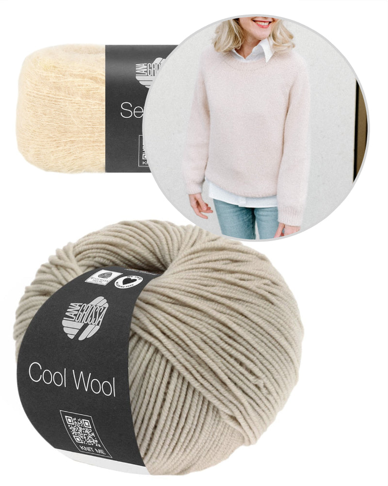 Sinchens Classy Raglan Sweater mit Cool Wool und Setasuri von Lana Grossa 15