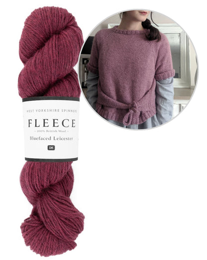 Closca Shirt | mit Schleifendetail aus Fleece Bluefaced Leicester DK von West Yorkshire Spinners