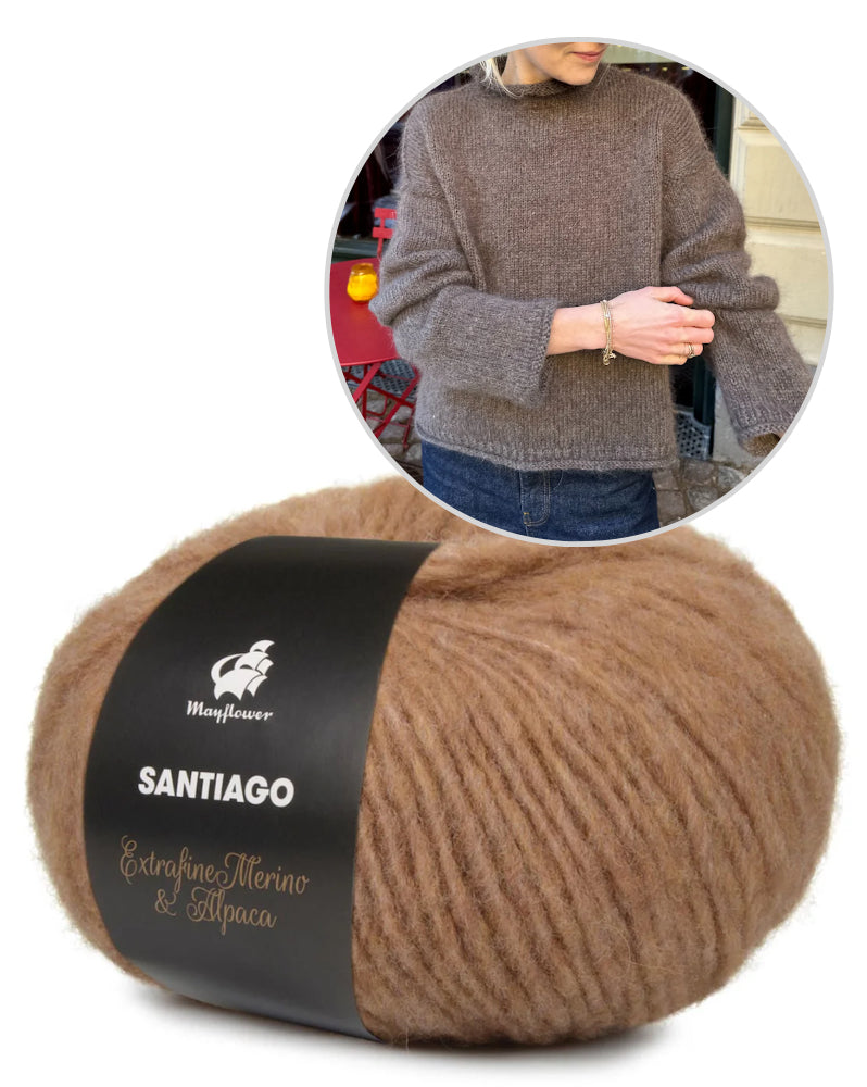 PetiteKnit Cloud Sweater Mayflower Edition mit Santiago 16