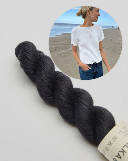 Cloud Tee - Silka Edition | schimmernd und super weich aus Silka von Cardiff Cashmere