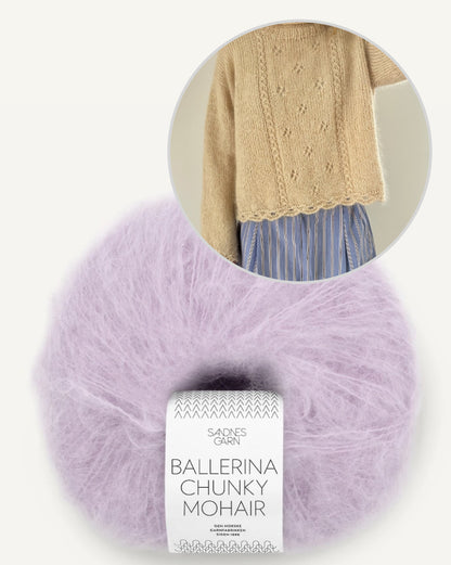 Clover Sweater | leicht und weich aus Ballerina Chunky Mohair von Sandnes Garn