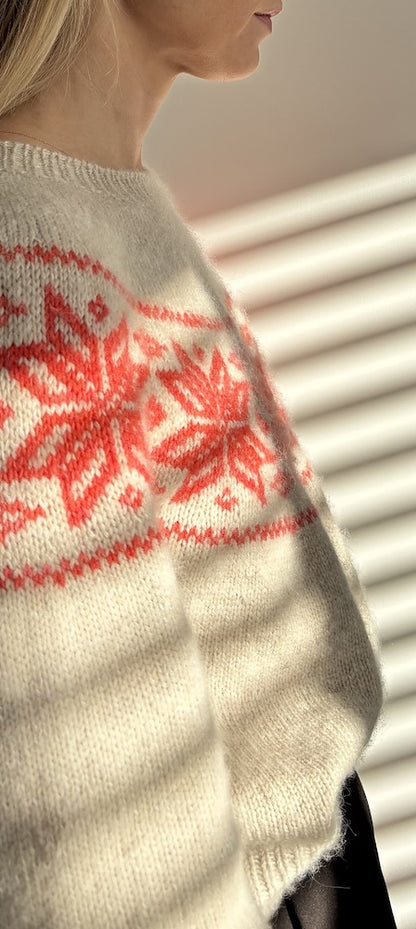 Coco Amour Knitwear Nordic Snowflake Sweater mit Pinta und Mohair Bliss von Pascuali 14